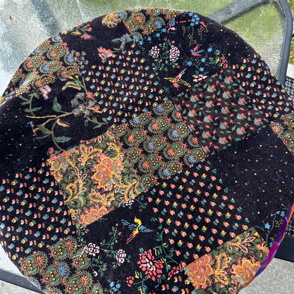 Floral Patterned Wide-Brim Hat - image 5